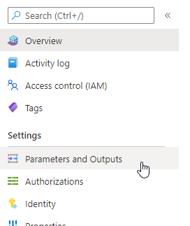maparametersandoutput
